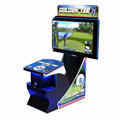 Incredible Technologies Golden Tee PGA Tour Clubhouse Edition Deluxe with Stand