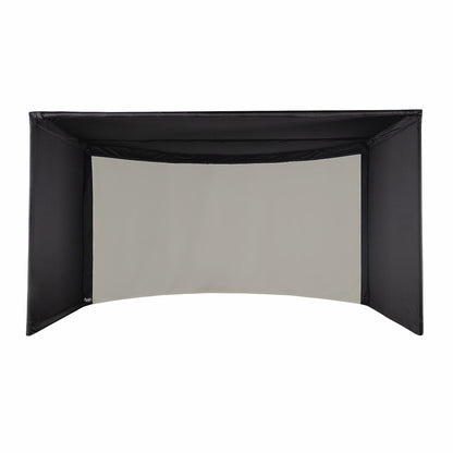 Carl's Place Curved Golf Simulator Enclosure Kit with Impact Screen