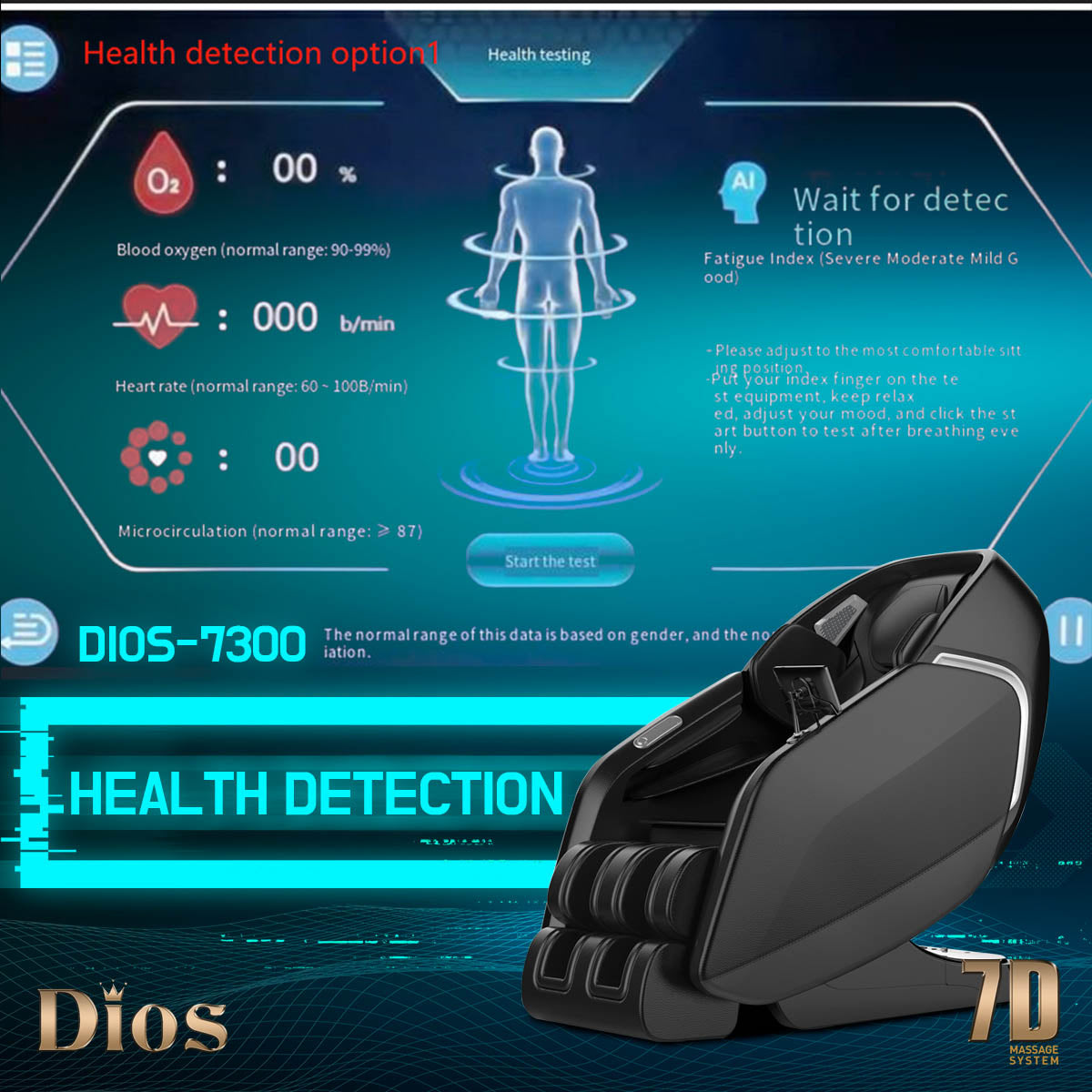 7D AI Dual Core (4D+3D) Roller, Air Float System, Upgraded Kahuna SM7300 with 3D Calf Kneading, SL-Track Full Body Zero Gravity Recliner Black