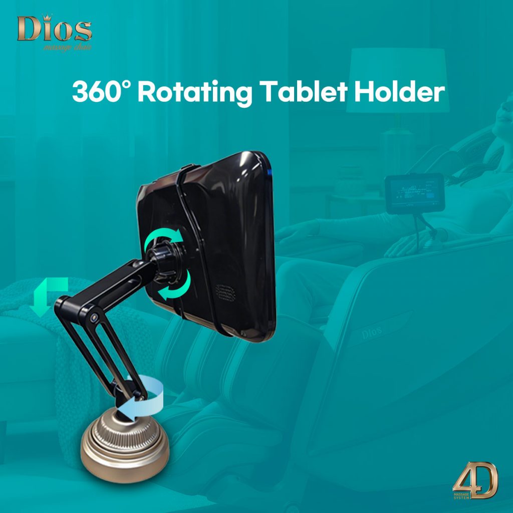 Dios Flexa – 181° Full-Body Hyper-Extension Stretching Chair | 56″ SL-Track, 6-Level 4D Rollers & 4-Step Precision Ankle Massage – BLACK