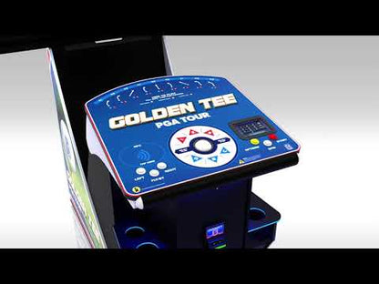Incredible Technologies Golden Tee PGA Tour Clubhouse Edition Deluxe with Stand