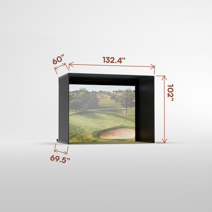 Carl's Place Pro Golf Simulator Enclosure Kit (New Model)